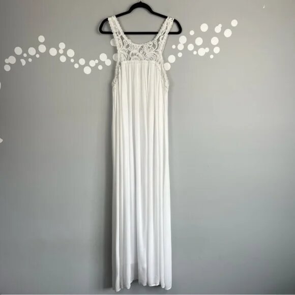 Flying Tomato Embroidered Maxi Dress Size Large - Picture 1 of 7